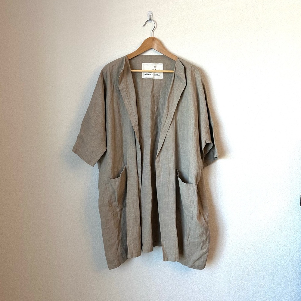 Not Perfect Linen Kimono Jacket